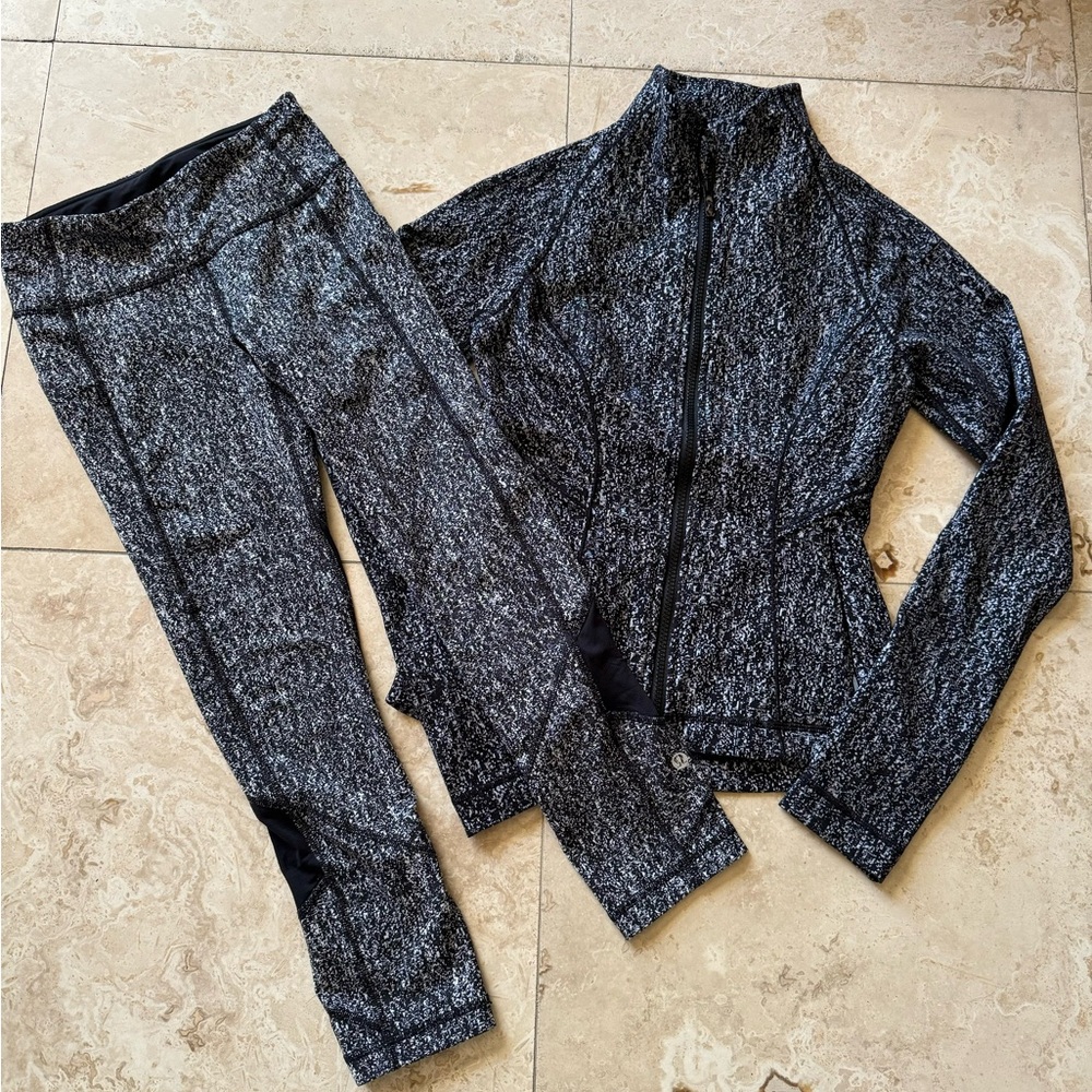 Lululemon Athletica Set Jacket Size 4, Pants Size 2